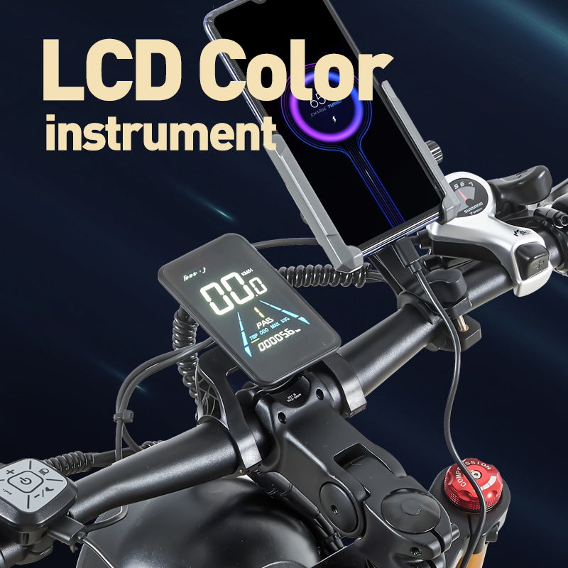 BURCHDA-R5pro-26 inch soft tail snow electric bike 4.0 tire