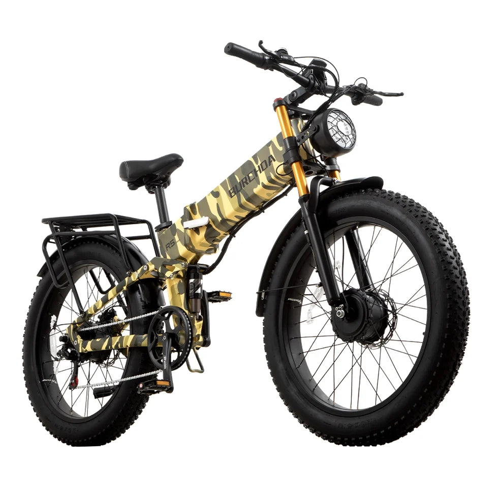 BURCHDA-R5Pro-26*4.0 Fat Tire Dual Motor Electric Bike (2026 Upgraded)