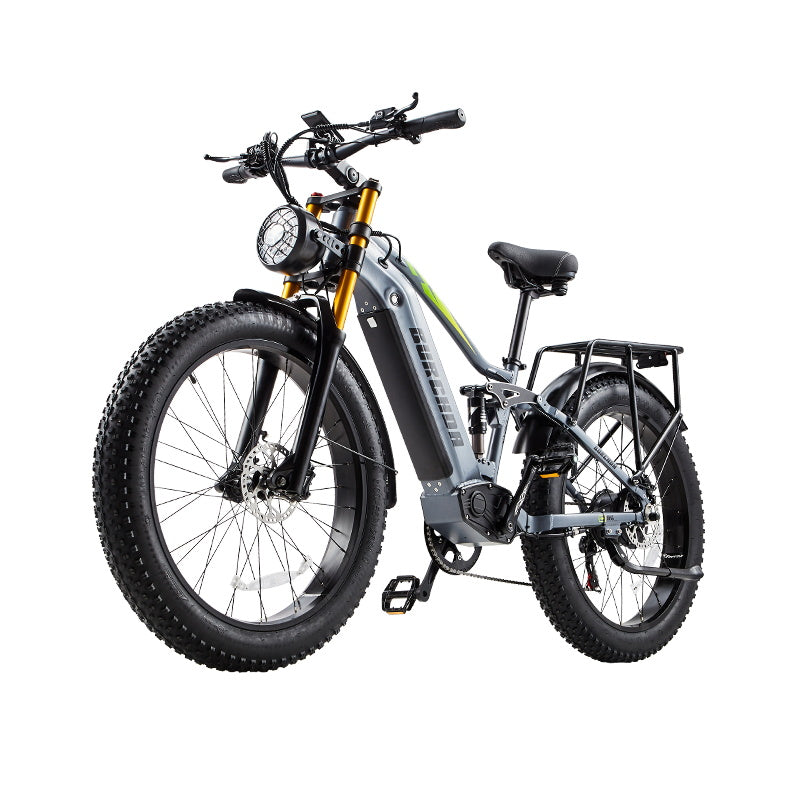 BURCHDA RX80-26 Inch Soft Tail Snow Electric Bike 4.0 Tires