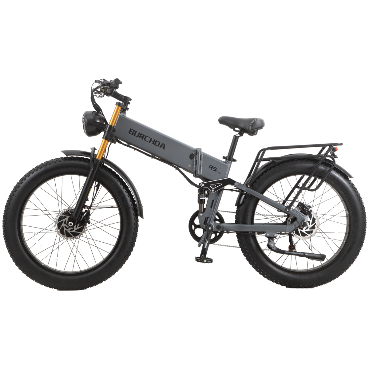 BURCHDA-R5Pro-26*4.0 Fat Tire Dual Motor Electric Bike (2026 Upgraded)